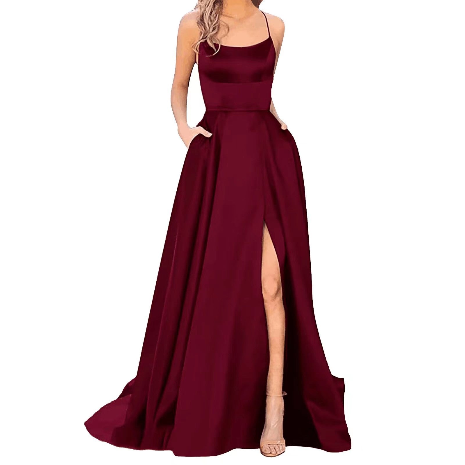 One-Shoulder Cutout Bridesmaid Dress