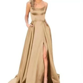 One-Shoulder Cutout Bridesmaid Dress
