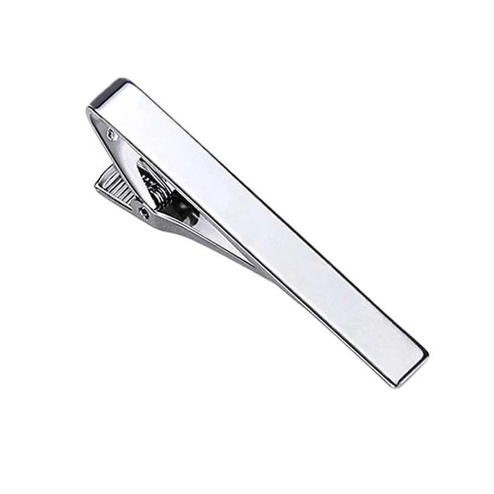 1 or 3 Pack Tie Clips for Men Long Styles Tie Bar Clip Set Square Edges Tie Tack Pins Necktie Bar Necktie Wedding Business Clips - Luzilly Bridal & Apparel