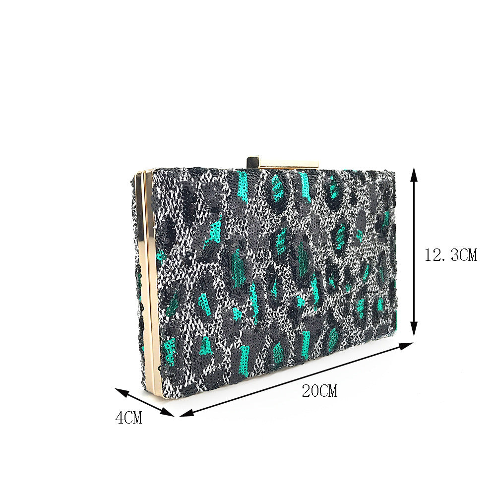 Women Fashion Clutch Bag Beaded Leaf Metal Gold Lady Evening Bag Chain Shoulder Handbags Party Wedding Bridal Bags