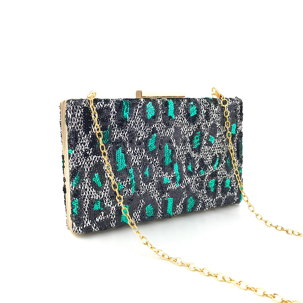 Women Fashion Clutch Bag Beaded Leaf Metal Gold Lady Evening Bag Chain Shoulder Handbags Party Wedding Bridal Bags