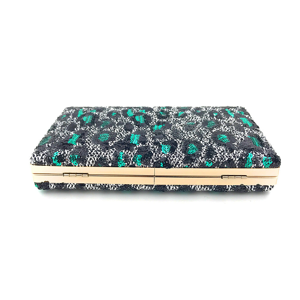 Women Fashion Clutch Bag Beaded Leaf Metal Gold Lady Evening Bag Chain Shoulder Handbags Party Wedding Bridal Bags