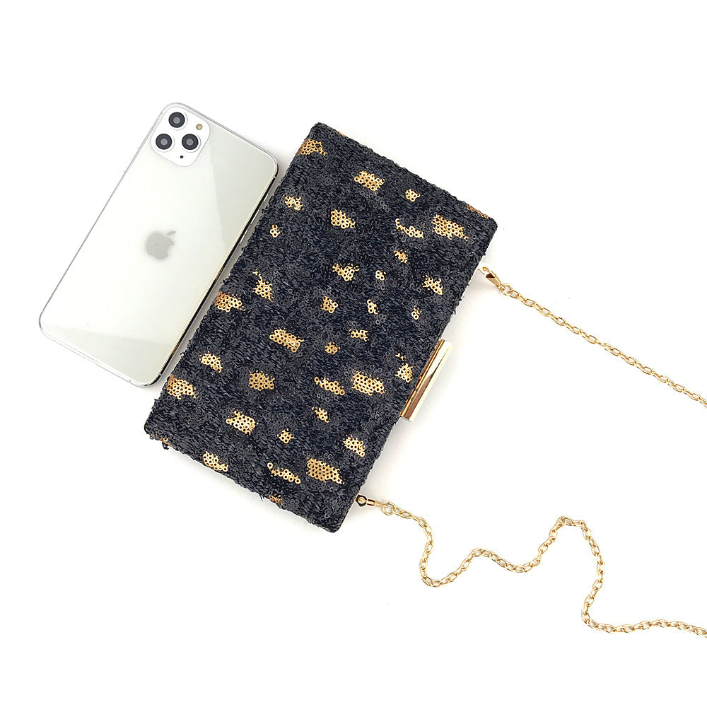 Women Fashion Clutch Bag Beaded Leaf Metal Gold Lady Evening Bag Chain Shoulder Handbags Party Wedding Bridal Bags
