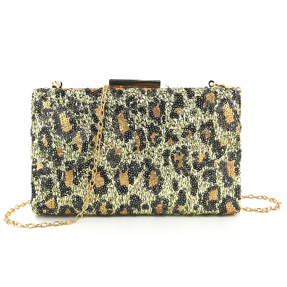 Women Fashion Clutch Bag Beaded Leaf Metal Gold Lady Evening Bag Chain Shoulder Handbags Party Wedding Bridal Bags