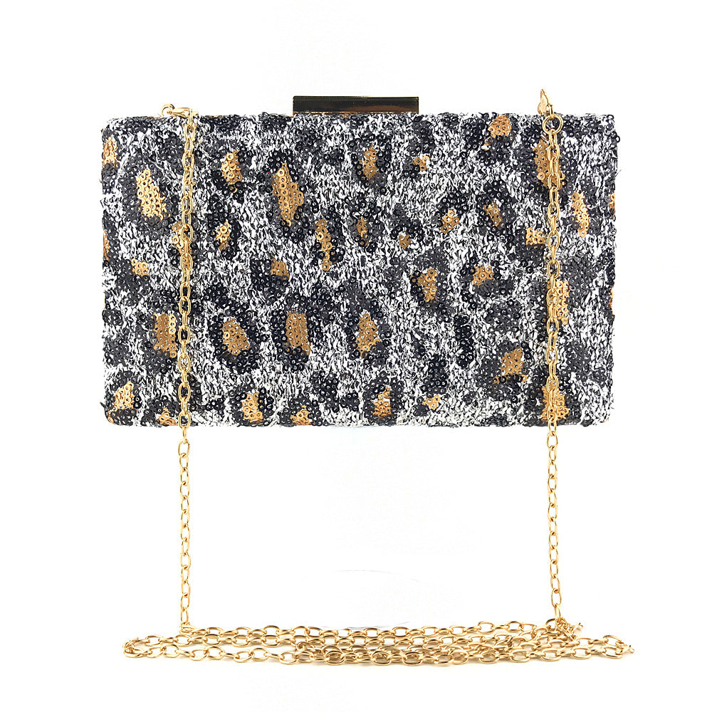 Women Fashion Clutch Bag Beaded Leaf Metal Gold Lady Evening Bag Chain Shoulder Handbags Party Wedding Bridal Bags