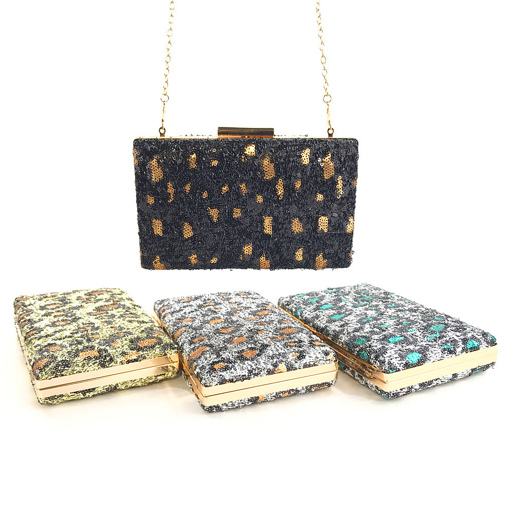 Women Fashion Clutch Bag Beaded Leaf Metal Gold Lady Evening Bag Chain Shoulder Handbags Party Wedding Bridal Bags