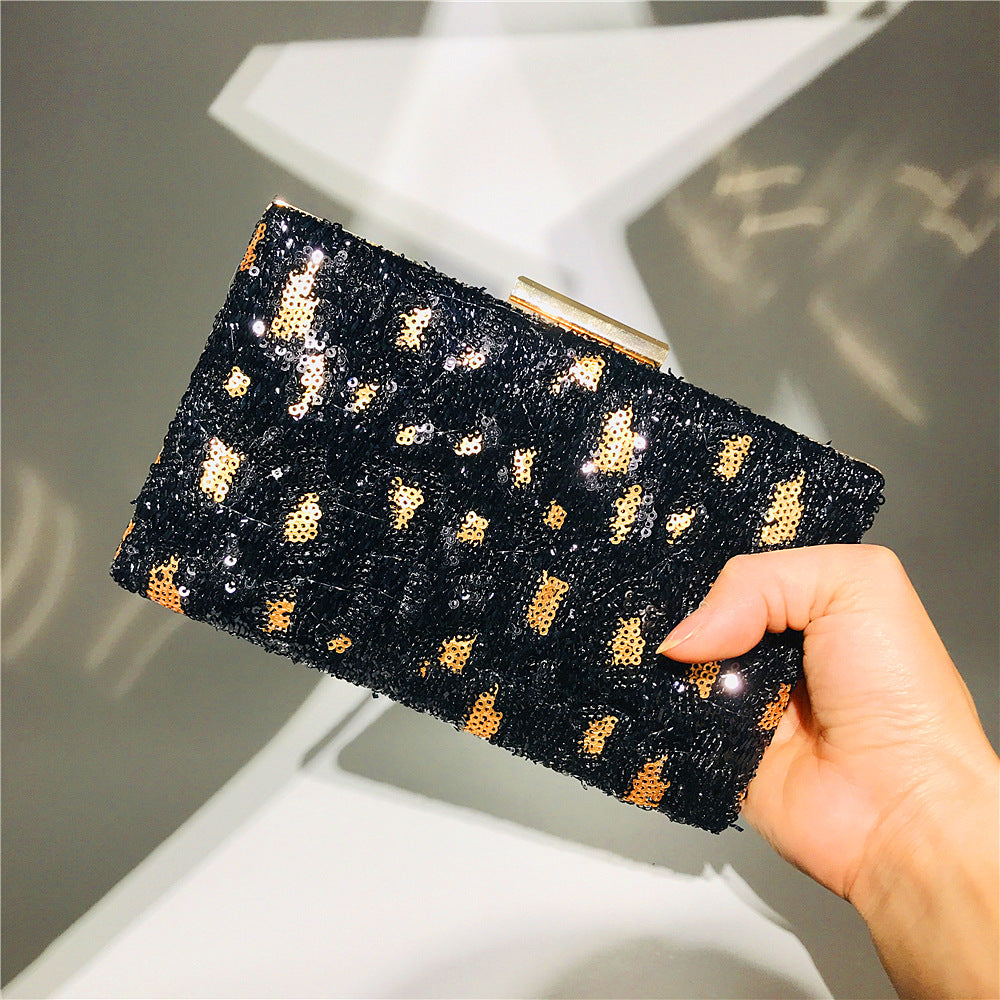 Women Fashion Clutch Bag Beaded Leaf Metal Gold Lady Evening Bag Chain Shoulder Handbags Party Wedding Bridal Bags
