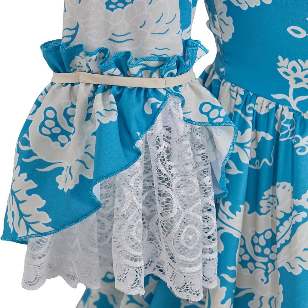 18th Century Rococo Floral Dress Victorian Royal Princess Wedding Ball Gown Marie Antoinette Baroque Gothic Lolita Walking Costu - Luzilly Bridal & Apparel
