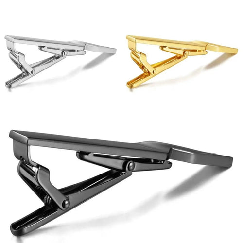 1pc Men's Business Tie Clip - Stylish and Durable Tie Bar for RegularTies -Perfect for Weddings and Business Meetings - Luzilly Bridal & Apparel