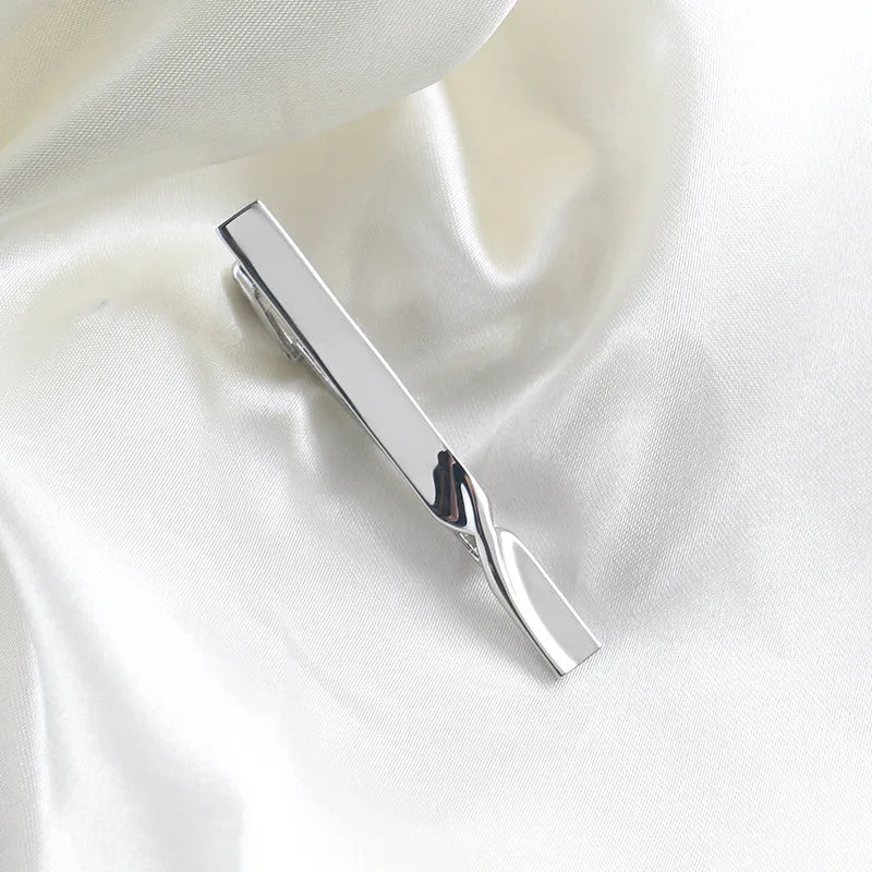 1pc Men's Business Tie Clip - Stylish and Durable Tie Bar for RegularTies -Perfect for Weddings and Business Meetings - Luzilly Bridal & Apparel