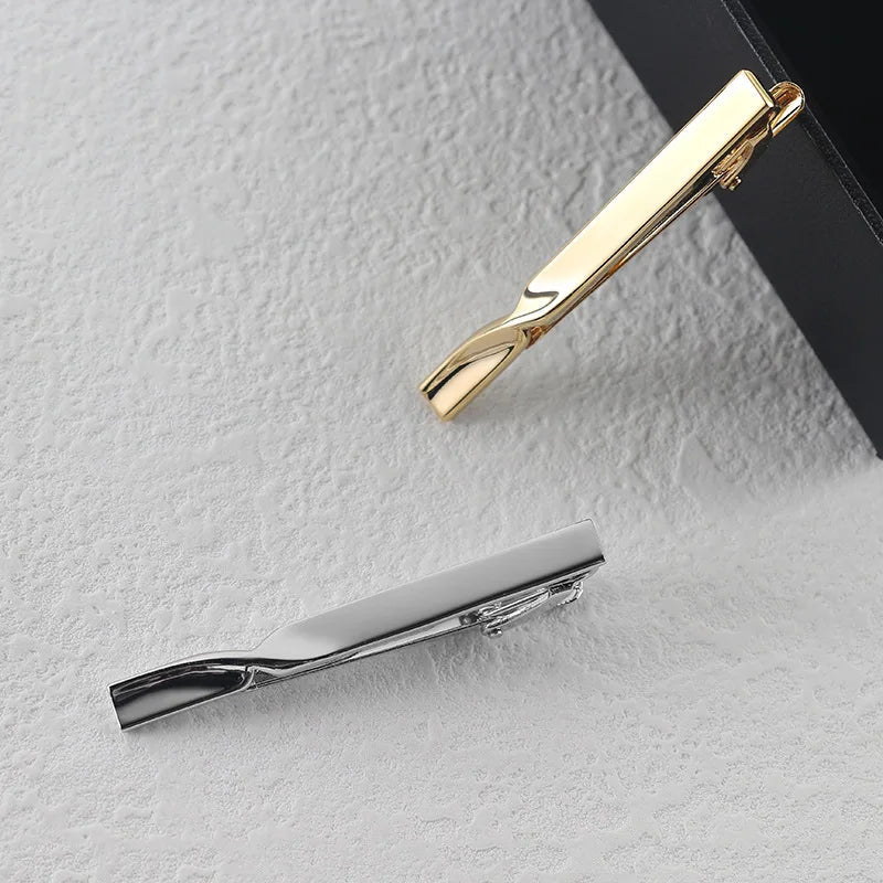 1pc Men's Business Tie Clip - Stylish and Durable Tie Bar for RegularTies -Perfect for Weddings and Business Meetings - Luzilly Bridal & Apparel