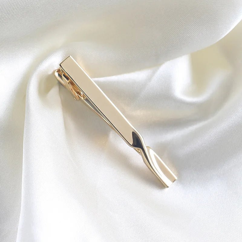 1pc Men's Business Tie Clip - Stylish and Durable Tie Bar for RegularTies -Perfect for Weddings and Business Meetings - Luzilly Bridal & Apparel