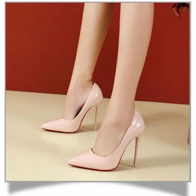 2026 Fashion High Heels 35-45 Plus Size Women Shoes 12cm Thin Stiletto Banquet Wedding Shoes Sexy Pointed Toe Ladies Party Shoes - Luzilly Bridal & Apparel