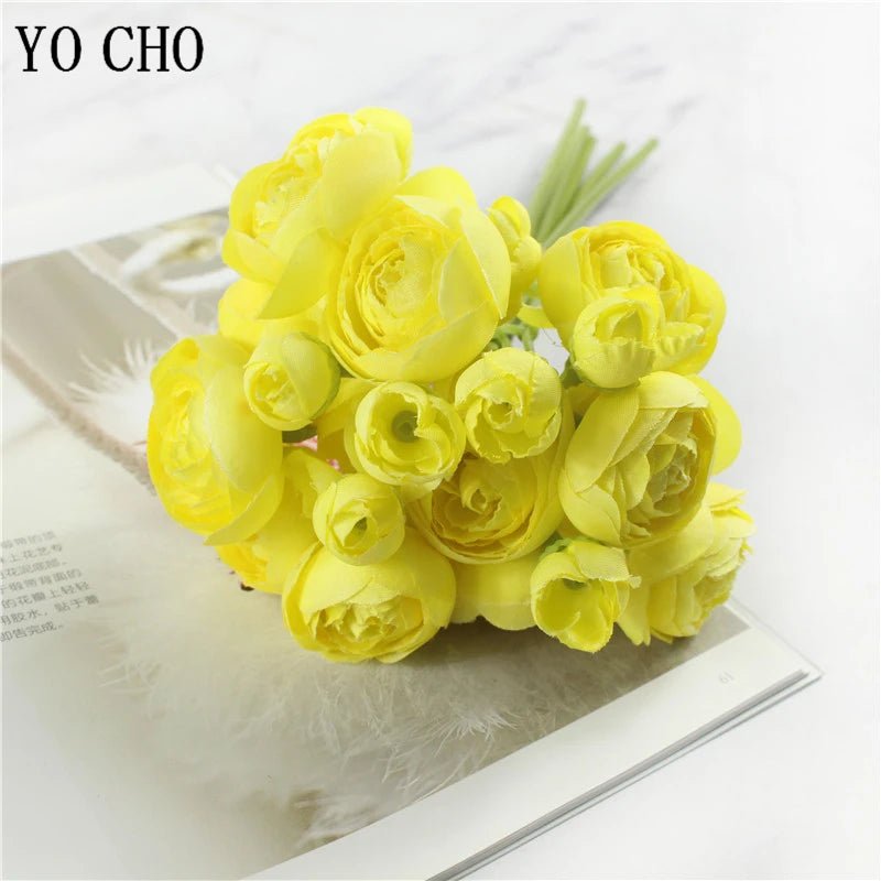 24-Stem Mini Silk Rose Bouquet for Weddings and Décor - Luzilly Bridal & Apparel