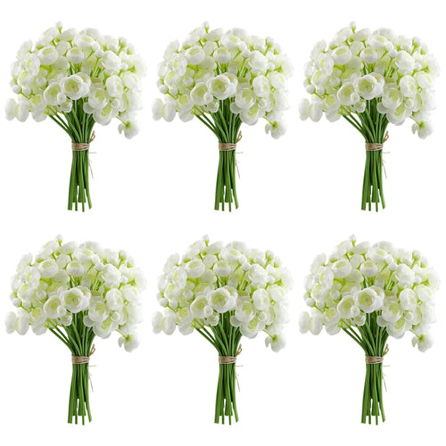 24-Stem Mini Silk Rose Bouquet for Weddings and Décor - Luzilly Bridal & Apparel