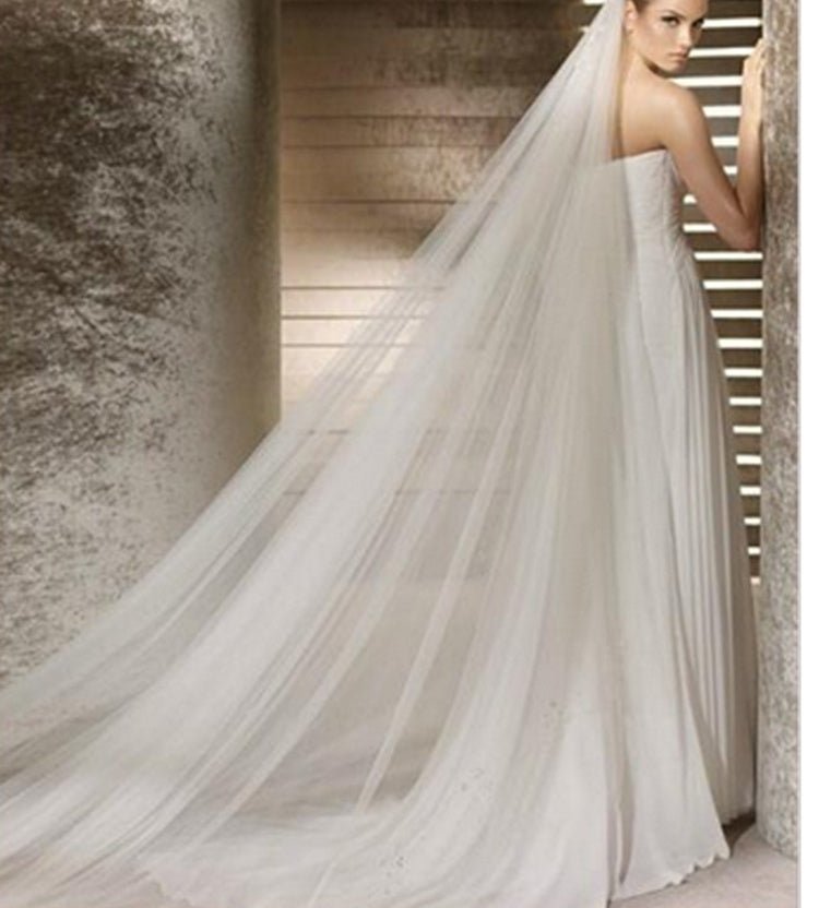 3 meters bridal veil - Luzilly Bridal & Apparel