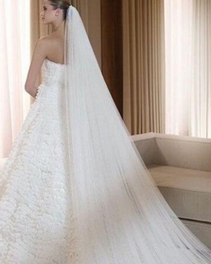 3 meters bridal veil - Luzilly Bridal & Apparel