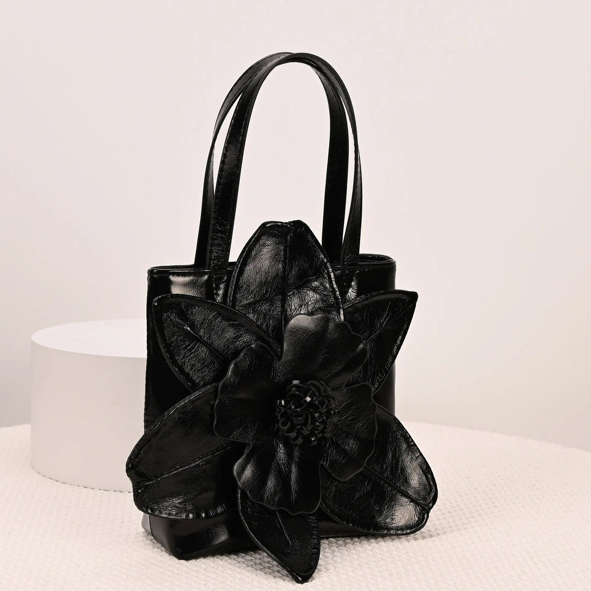 3D Floral Bridal Bucket Bag — Evening Clutch - Luzilly Bridal & Apparel