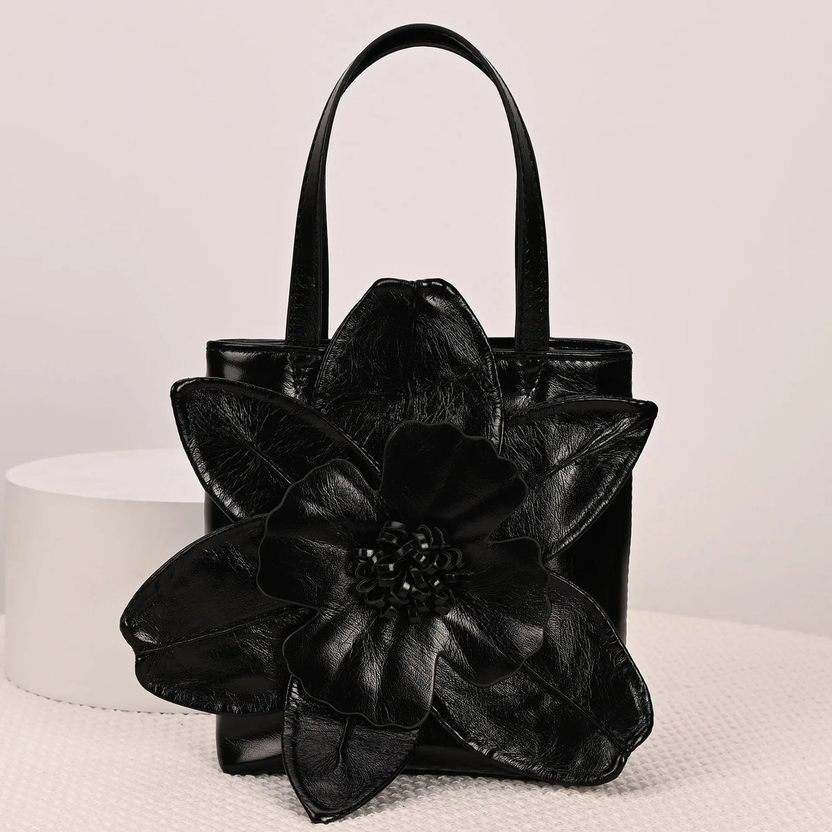 3D Floral Bridal Bucket Bag — Evening Clutch - Luzilly Bridal & Apparel