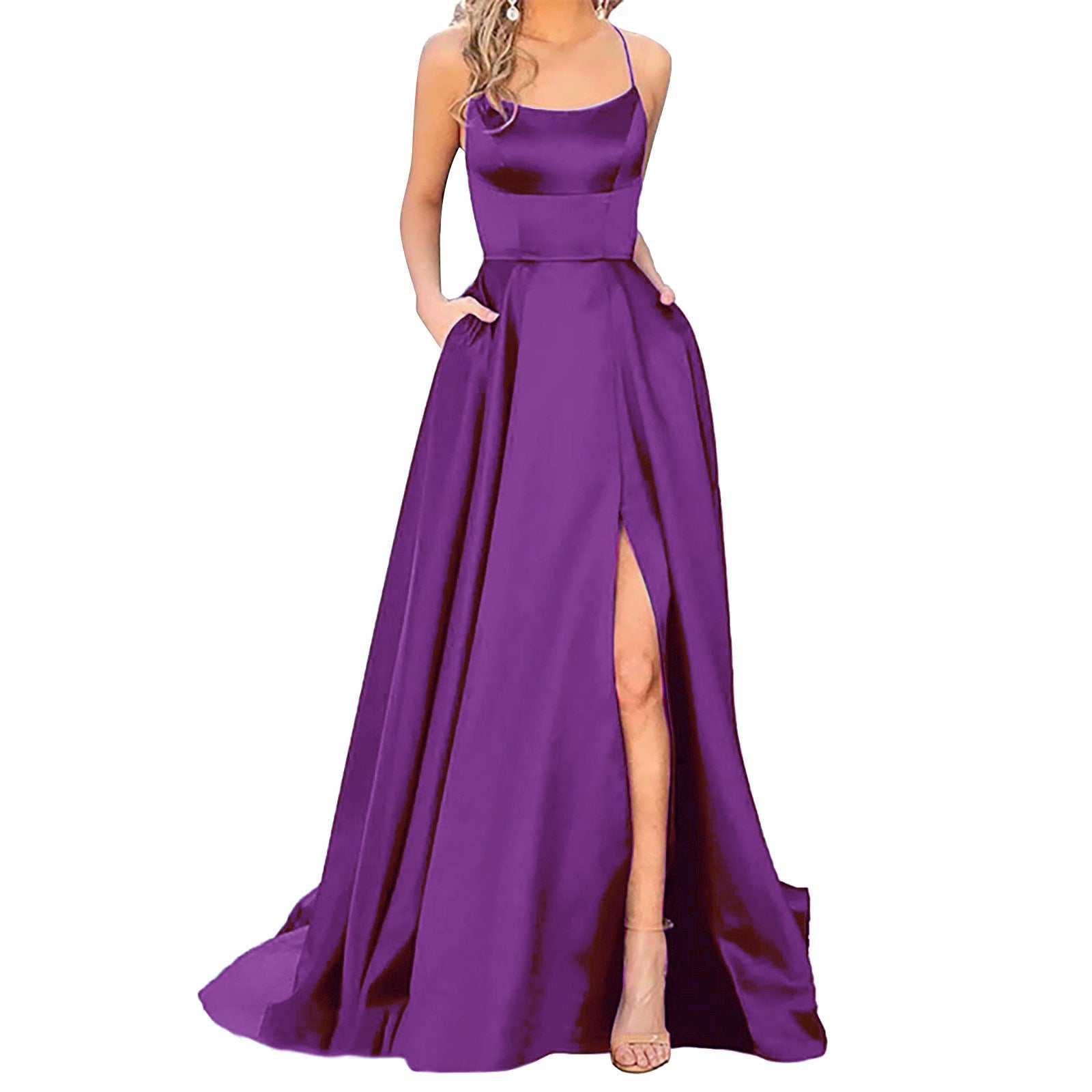 One-Shoulder Cutout Bridesmaid Dress