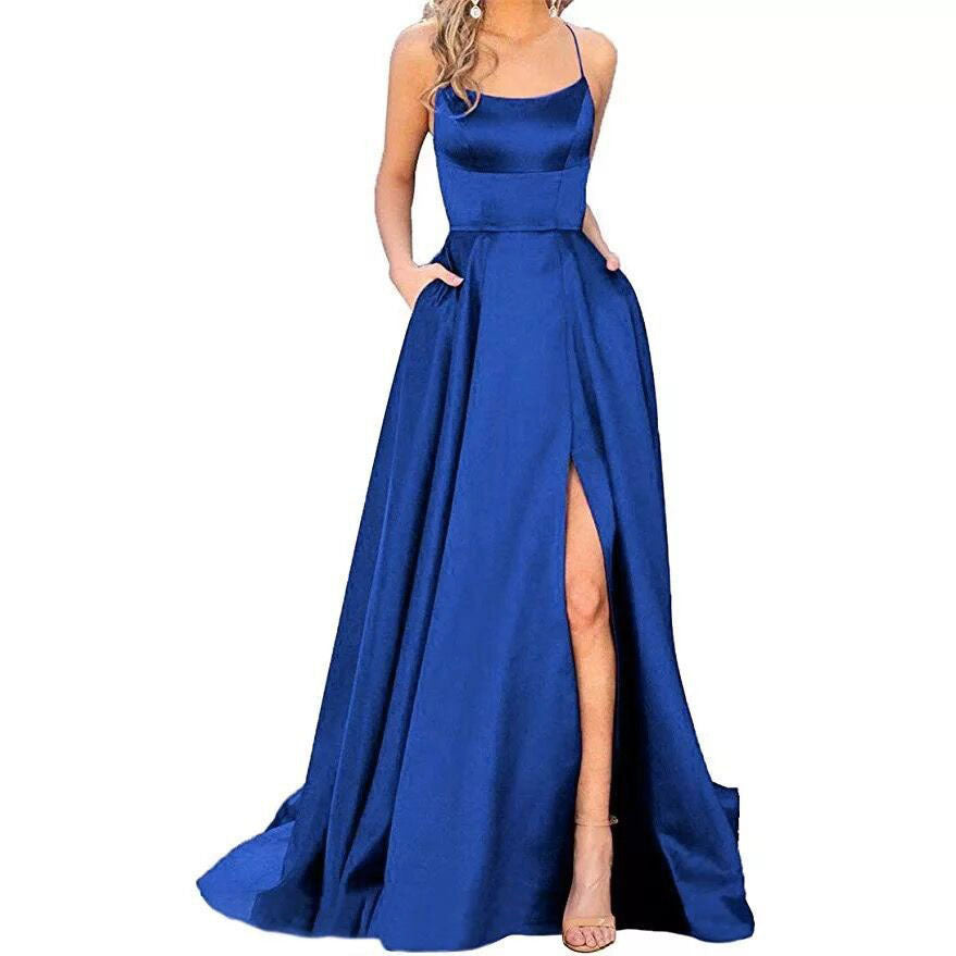 One-Shoulder Cutout Bridesmaid Dress