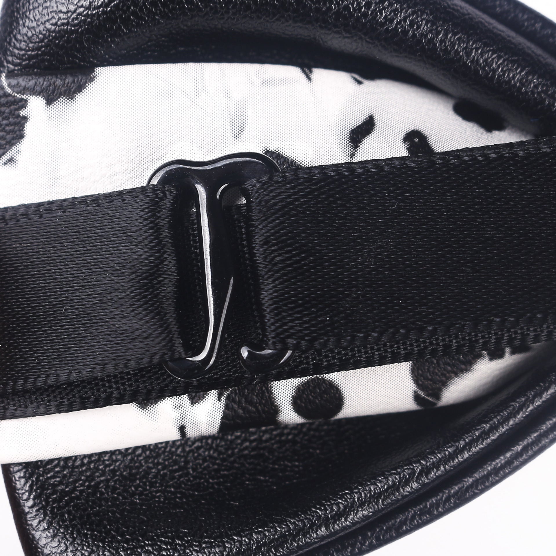 Colorblock Faux-Leather Bow Tie