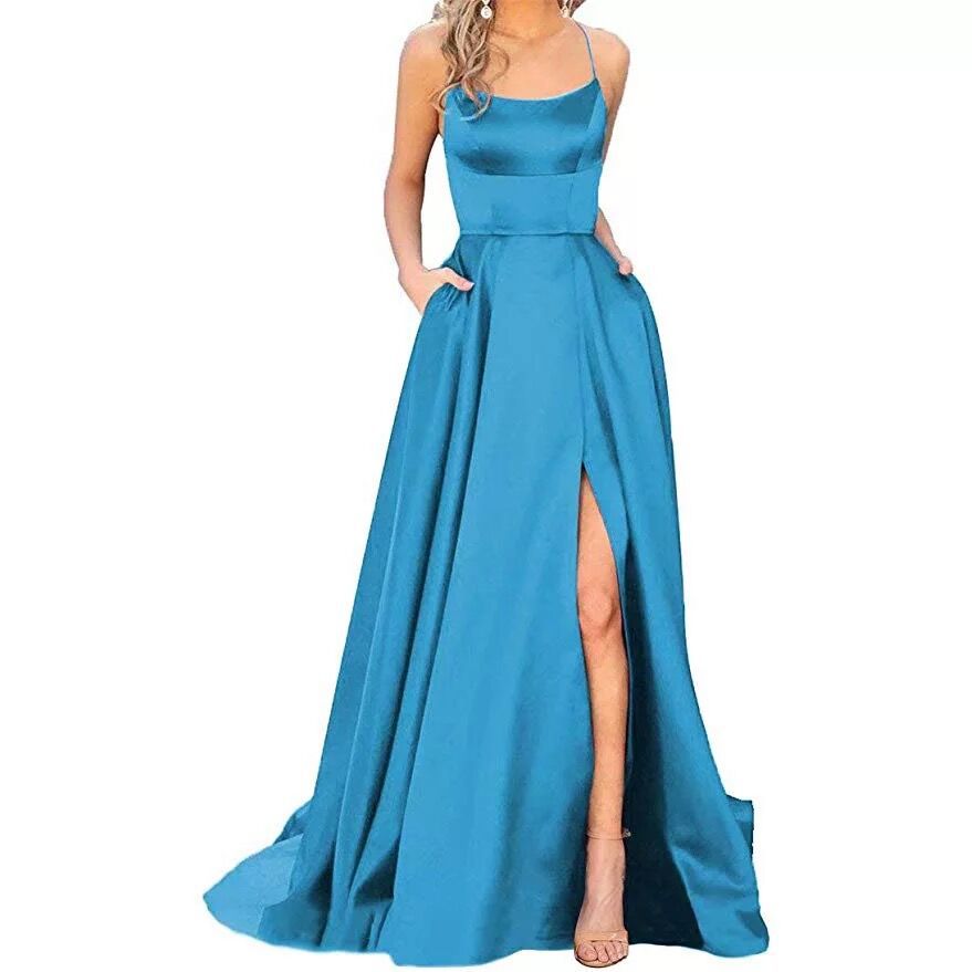 One-Shoulder Cutout Bridesmaid Dress