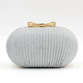 Wedding Bridal Clutch Handbag Rhinestones Clutch Elegant Egg Shoulder Bags Shape Banquet Clutch Purse For Party Girl Women