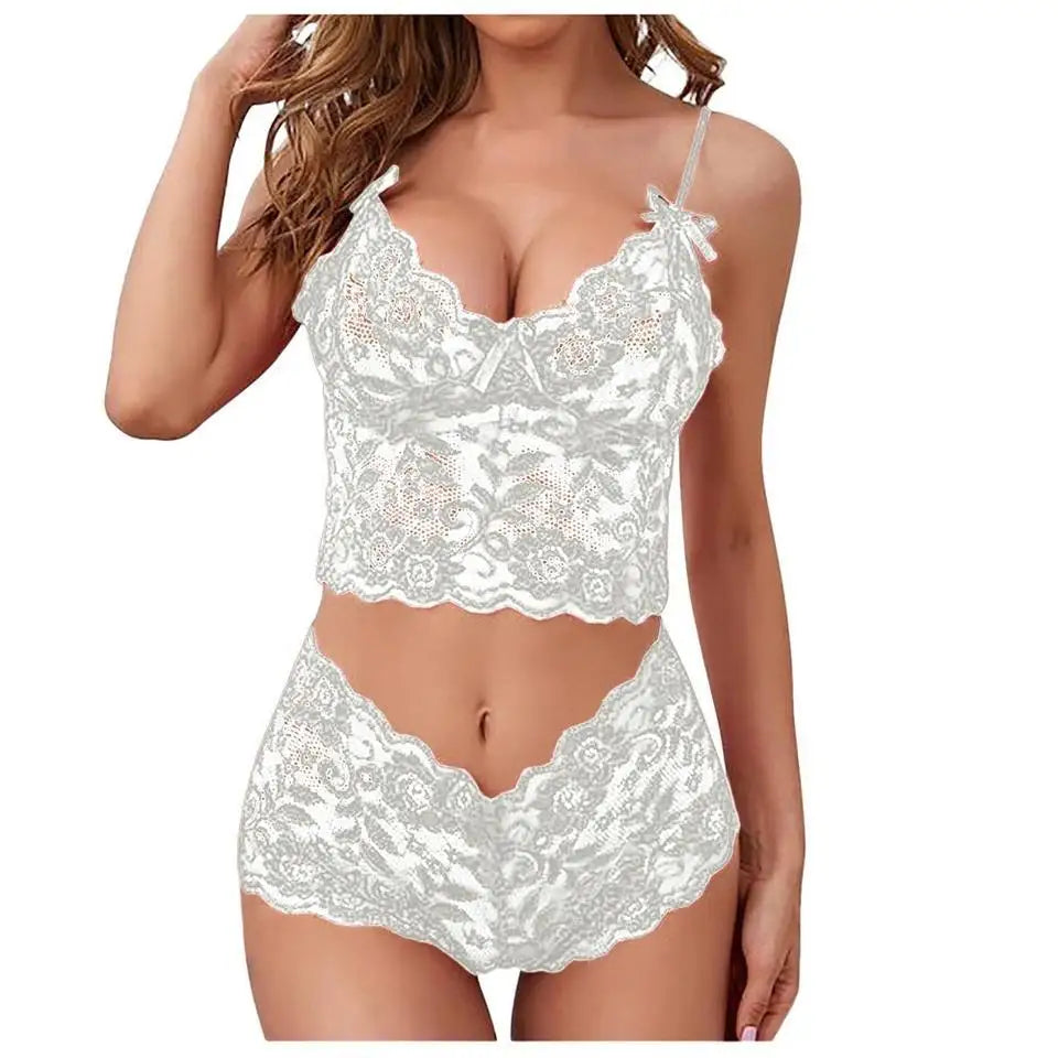 2026 New Women Summer Sexy Lingerie Underwear Lace Rhinestone Rivet Bow Light Control 100% Cotton OEM Service Retail Wholesale