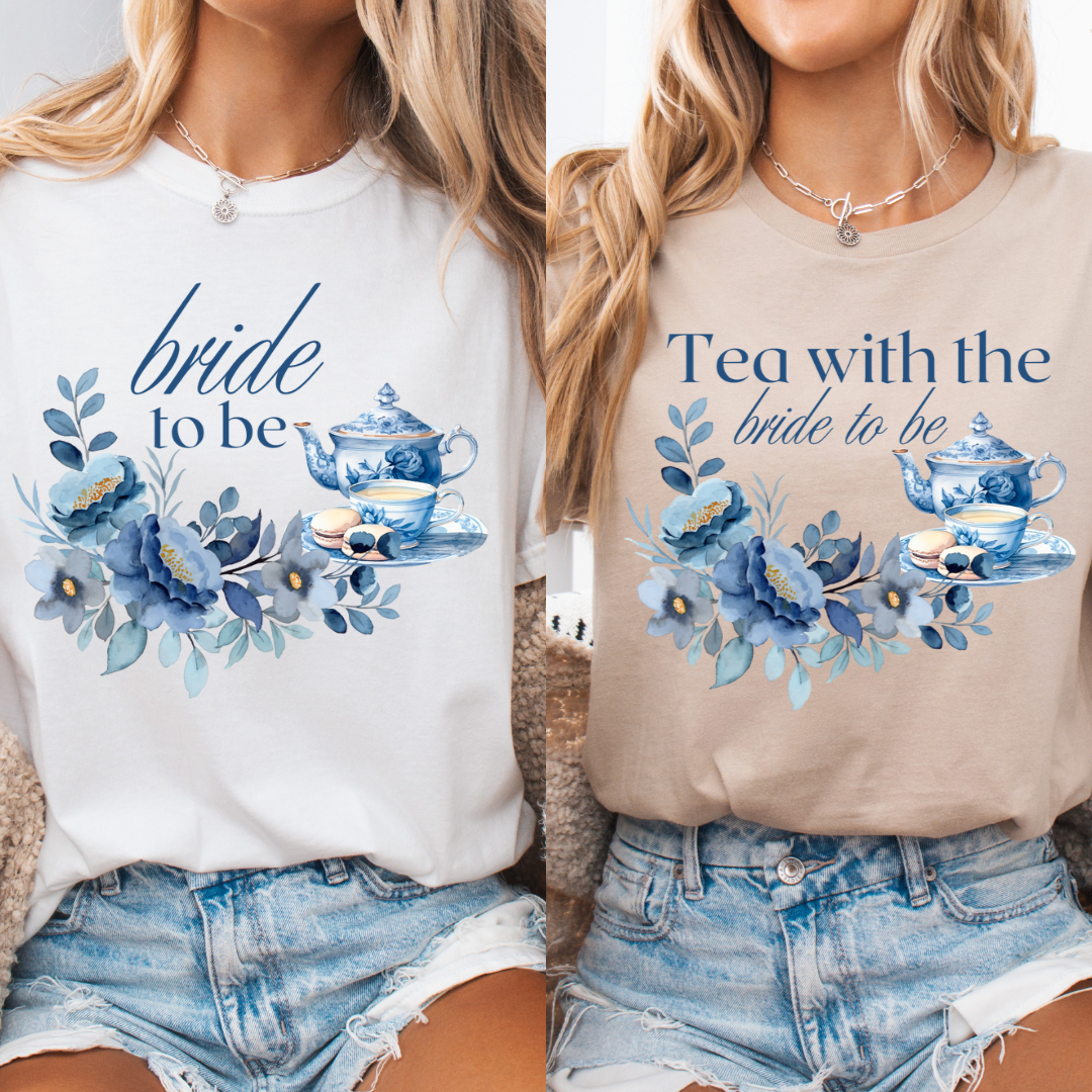 Tea with the Bride to Be Party Tees
