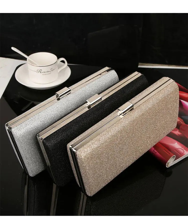 Diamond Sequin Wedding Clutch