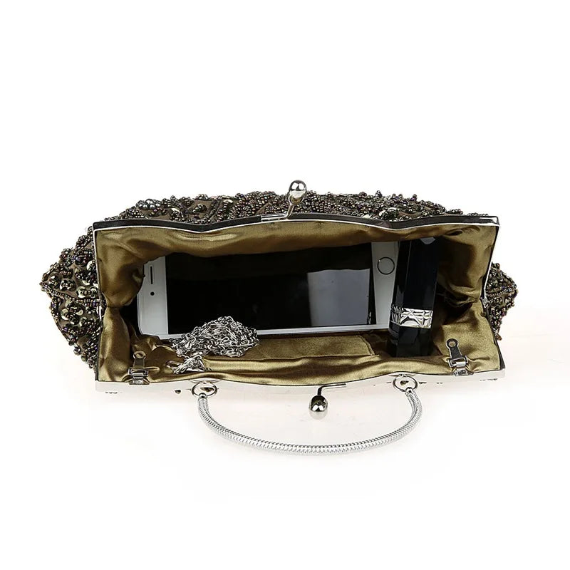 Beaded Retro Evening Clutch