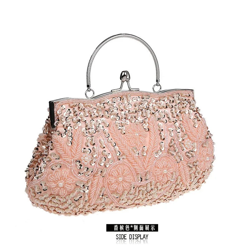 Beaded Retro Evening Clutch