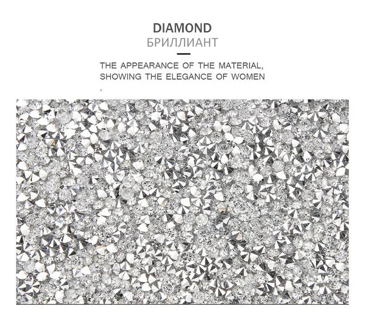 Diamond Sequin Wedding Clutch