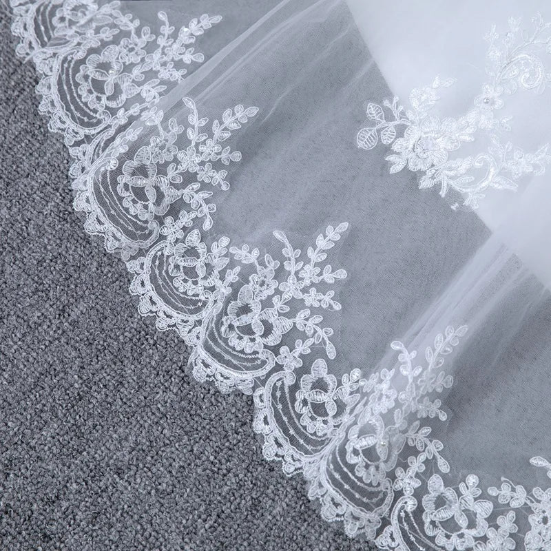 New Style Wedding Gown European and American Fashion Long Trailing Brigade Shot Is Thin and fairy Light Wedding Dress