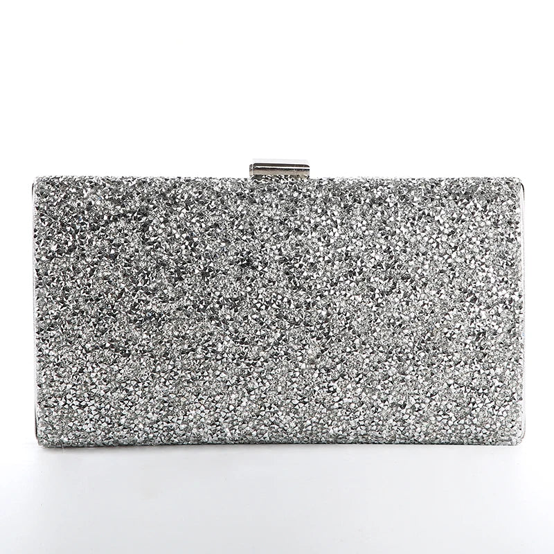 Diamond Sequin Wedding Clutch