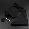Solid Color Silk Tie Set