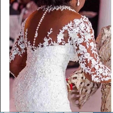 S92A  2025 New Fashion High Quality Wholesale Sexy Detachable Backless Customize Bride Mermaid Ball Gown Wedding Dresses