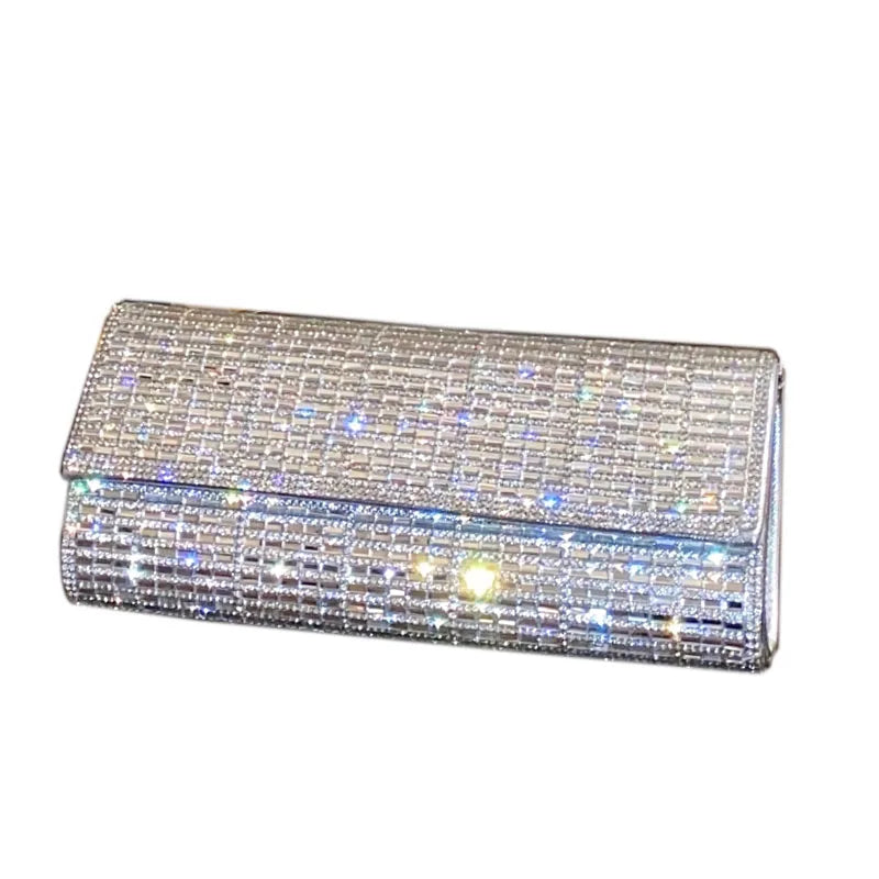 Diamond Rhinestone Shoulder Clutch