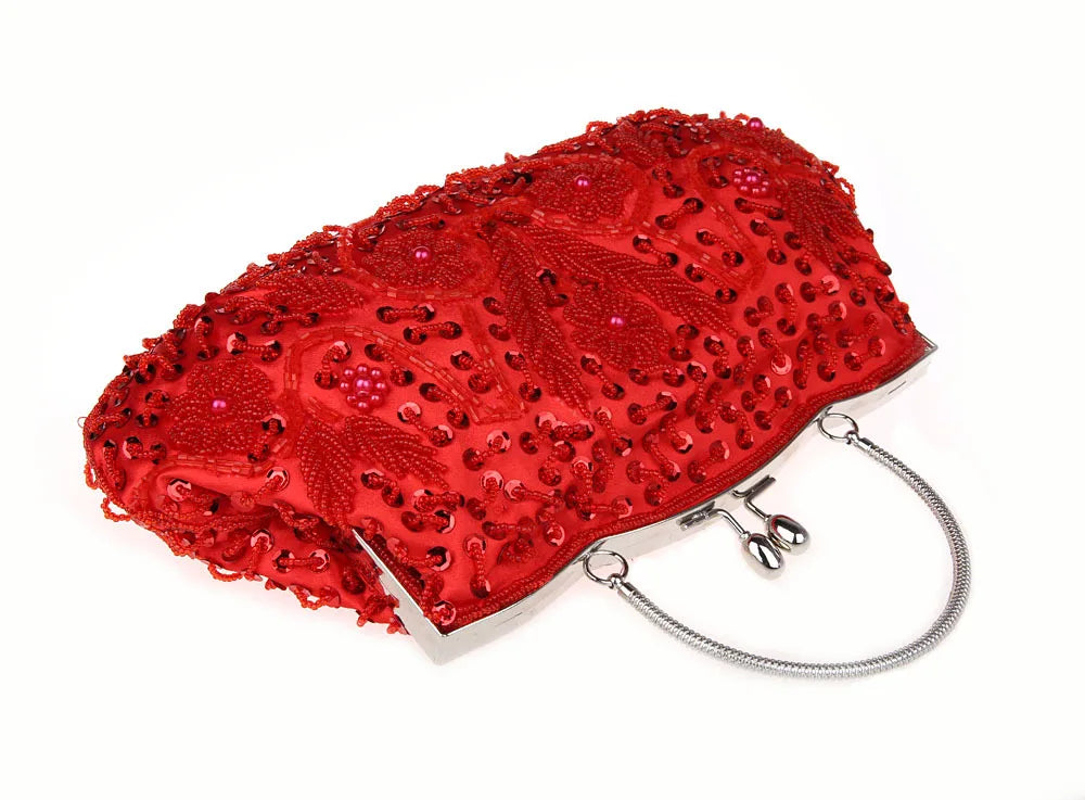 Beaded Retro Evening Clutch