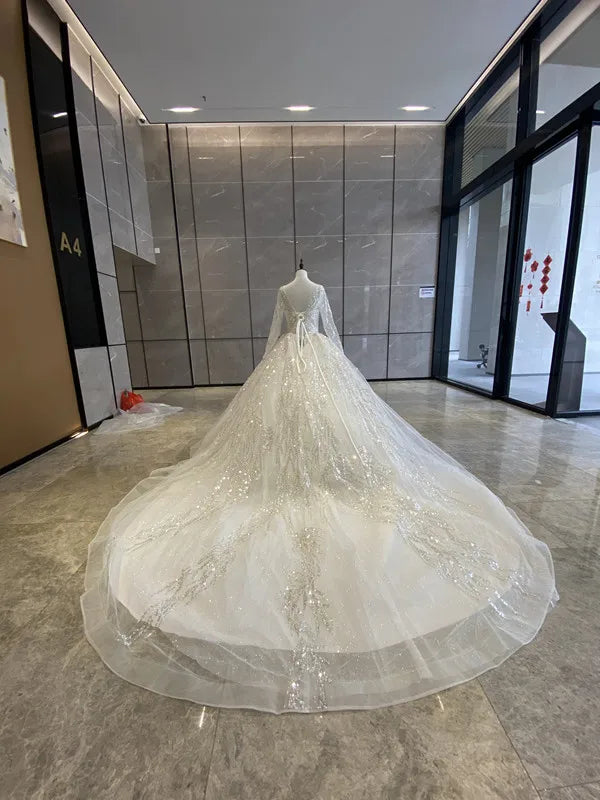 China Factory Customized High Quality Wedding Dress Premium Wedding Dresses Luxurious CHINA Custom Made Wedding Dress