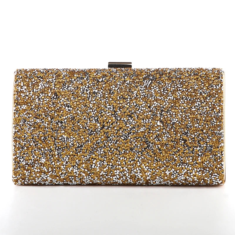 Diamond Sequin Wedding Clutch