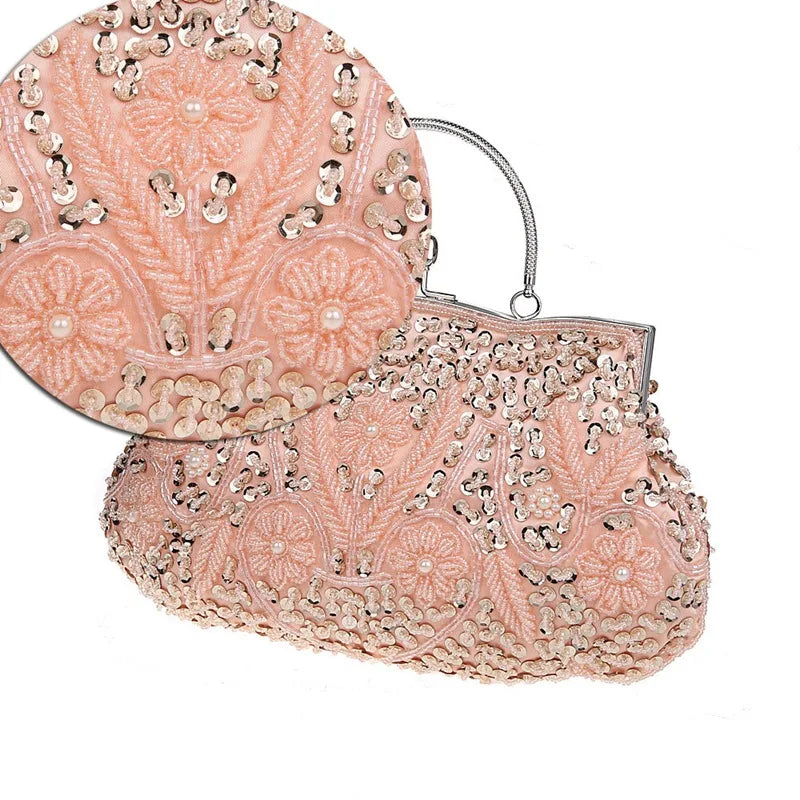 Beaded Retro Evening Clutch
