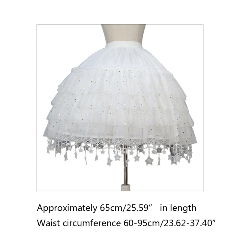 2-Hoop Crinoline Petticoat Underskirt