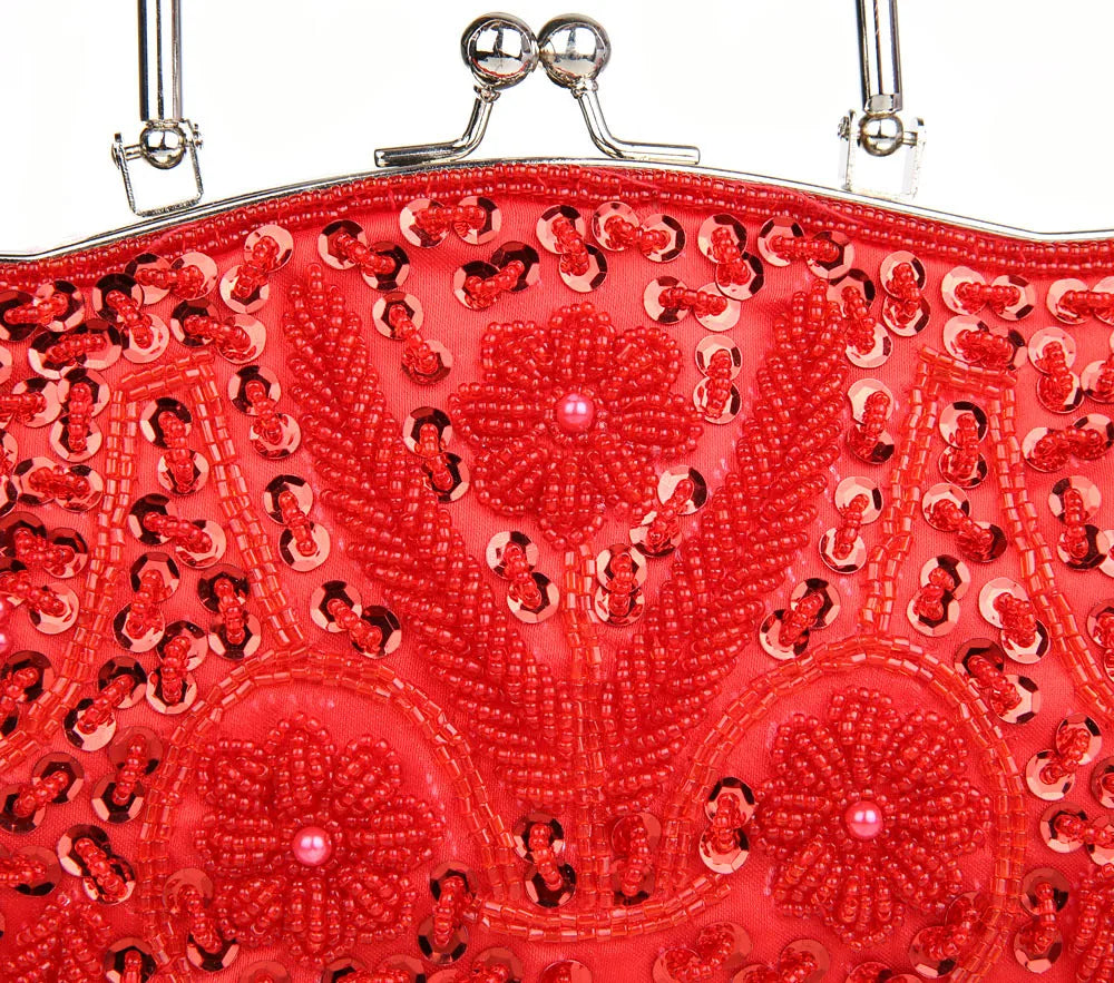 Beaded Retro Evening Clutch