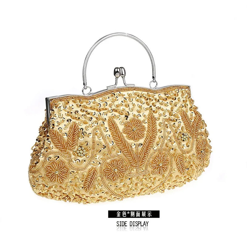 Beaded Retro Evening Clutch