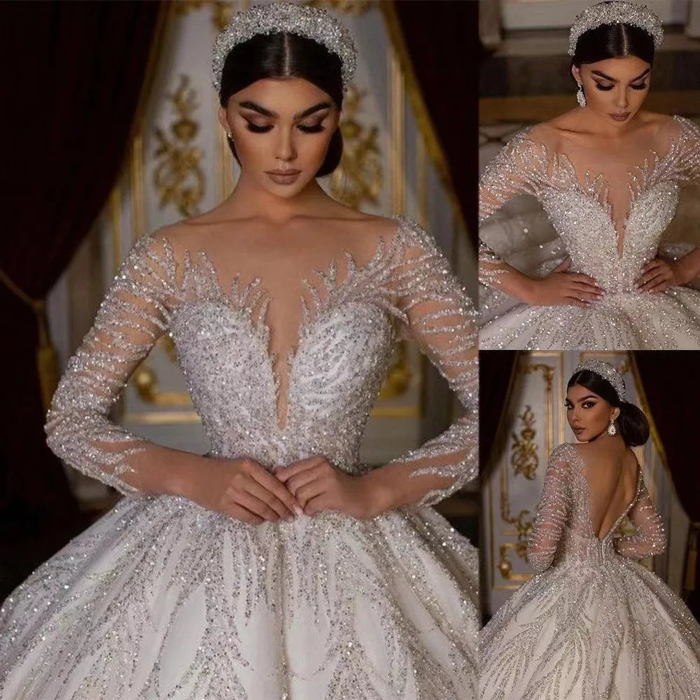 China Factory Customized High Quality Wedding Dress Premium Wedding Dresses Luxurious CHINA Custom Made Wedding Dress