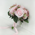 Lovegrace Bride Rose Bouquet Wedding Supplies Bridesmaid Rose Baby's Breath Bouquet Flower Arrangement DIY Home Party Prom Decor