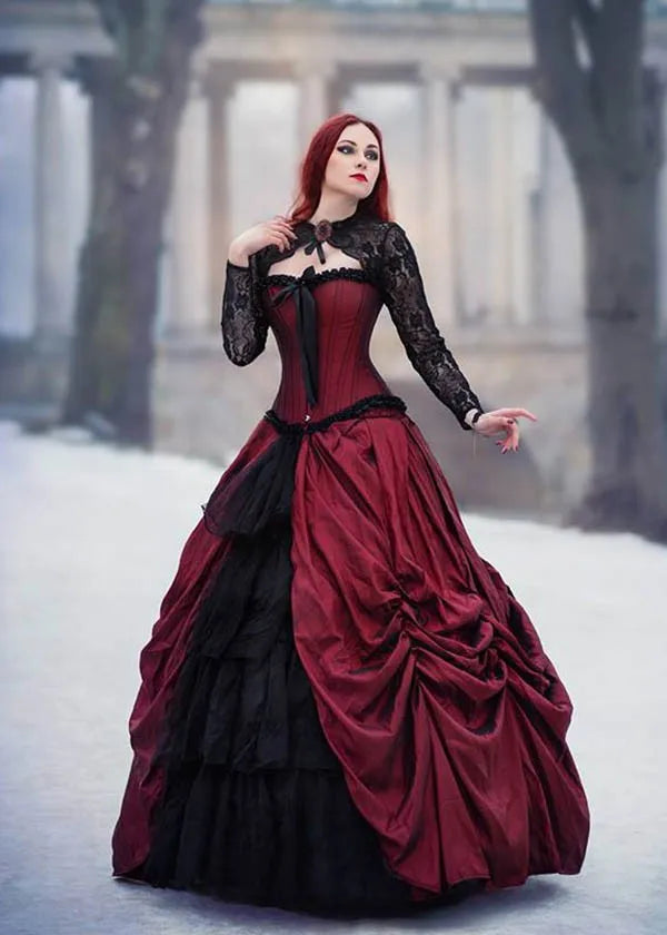 Enchanting Black And White Mermaid Gothic Wedding Dress 2026 Elegant Spaghetti Straps Tiered Tulle Lace Beach Bridal Gowns Ombre