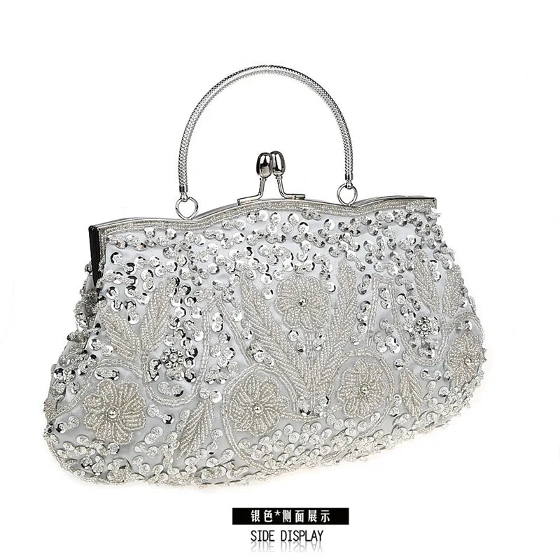 Beaded Retro Evening Clutch